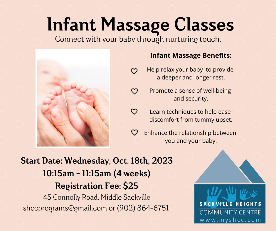 infant-massage-sackville-heights-community-centre
