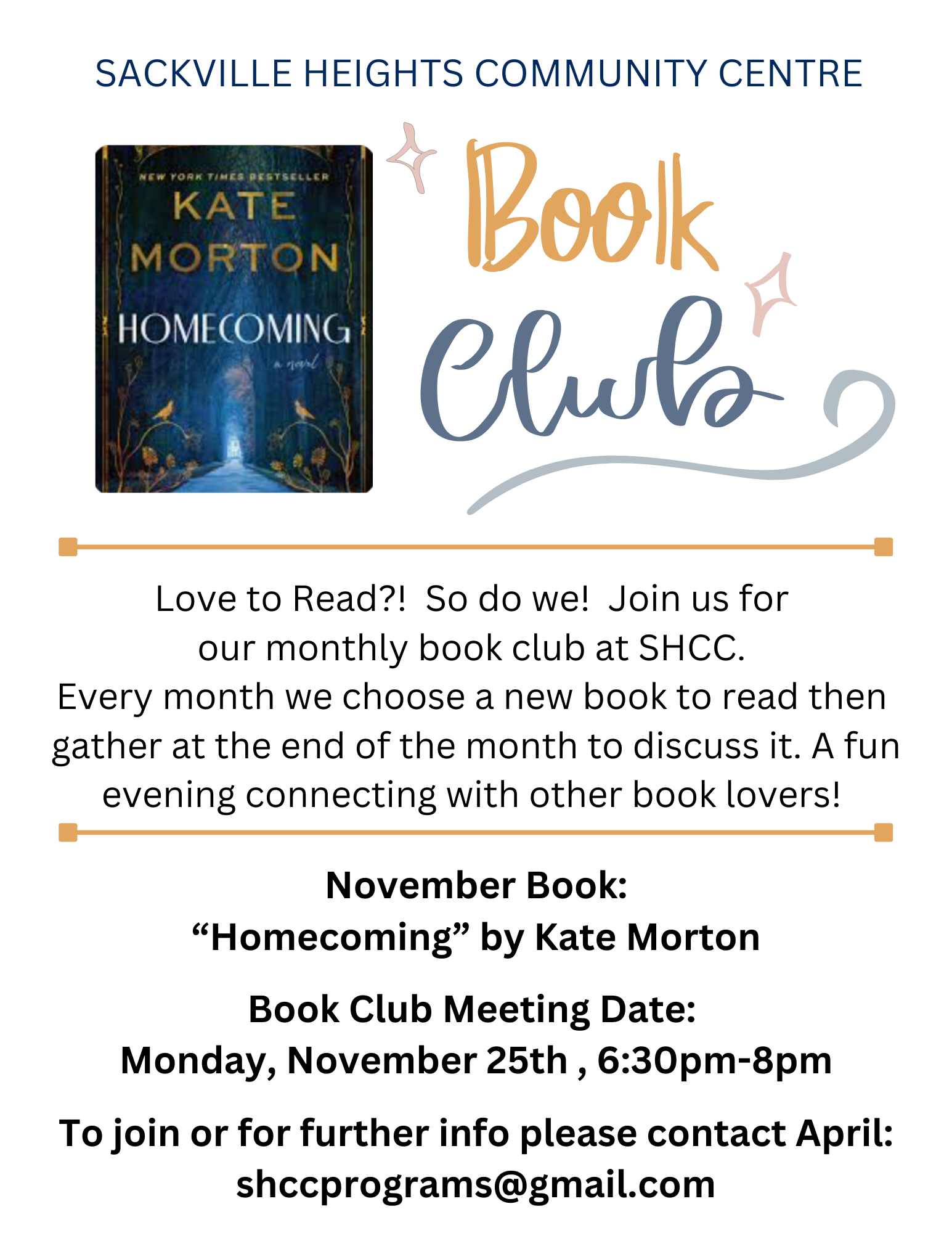 November Book Club